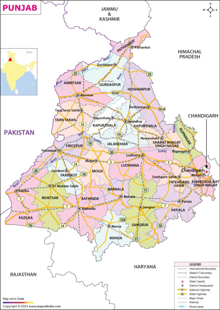 Punjab Punjab The Land of Five Rivers